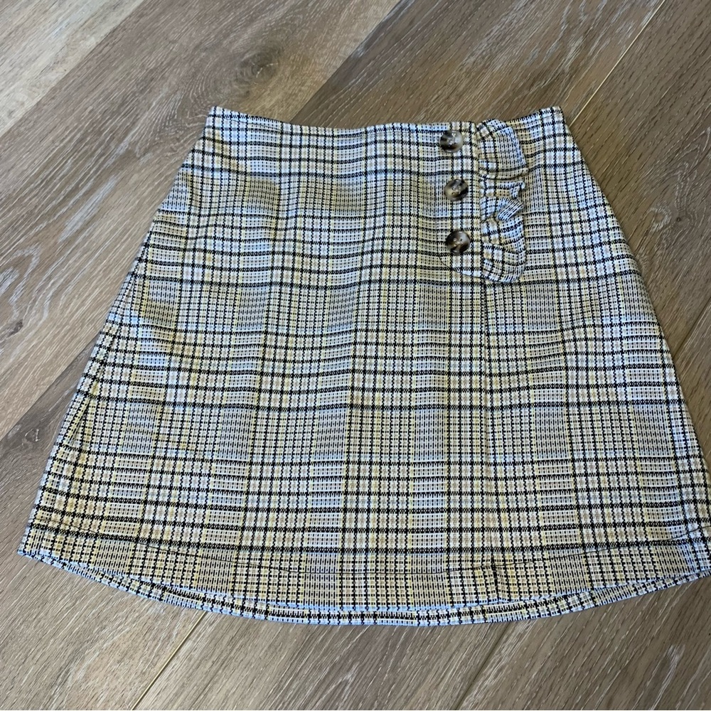 GB Girls Plaid Skirt